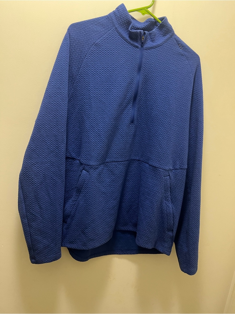 lululemon athletica Men's Quilted Half-Zip Sweater Jacket - Blue